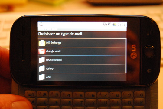 LG GW620 Android - Le test LG GW620 Android - Le test