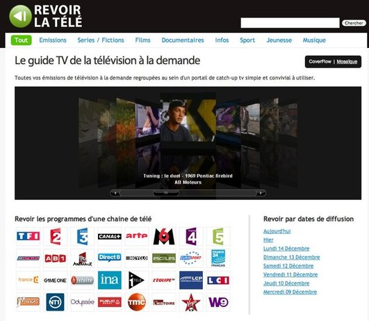 Revoir la Télé - Le guide TV de la télévision à la demande Revoir la Télé - Le guide TV de la télévision à la demande