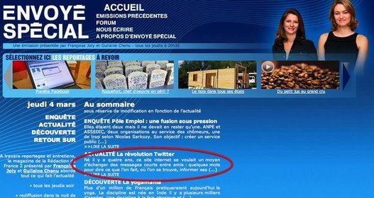 Quand Twitter passe à la TV Quand Twitter passe à la TV