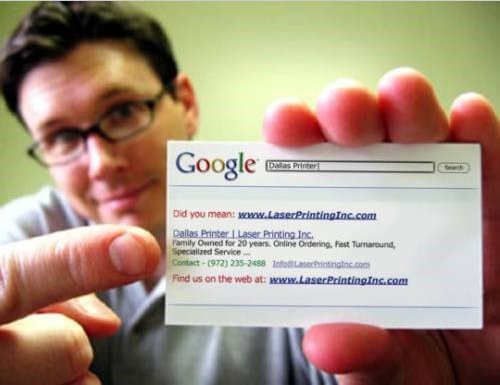 exemple carte de visite recherche emploi