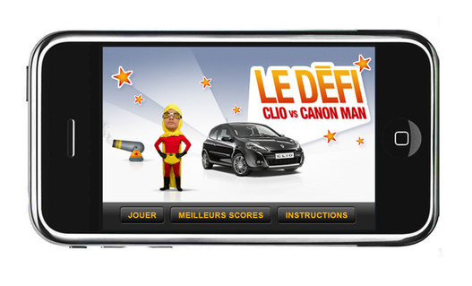Clio VS CanonMan : un jeu pour vous éclater ! Clio VS CanonMan : un jeu pour vous éclater !