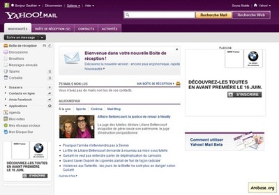 La nouvelle version de Yahoo Mail atteint 100 millions d'utilisateurs par mois La nouvelle version de Yahoo Mail atteint 100 millions d'utilisateurs par mois