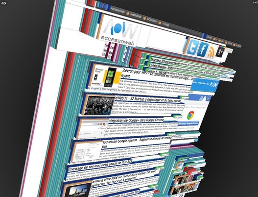 Tilt 3D pour voir le Web en 3 dimensions Tilt 3D pour voir le Web en 3 dimensions