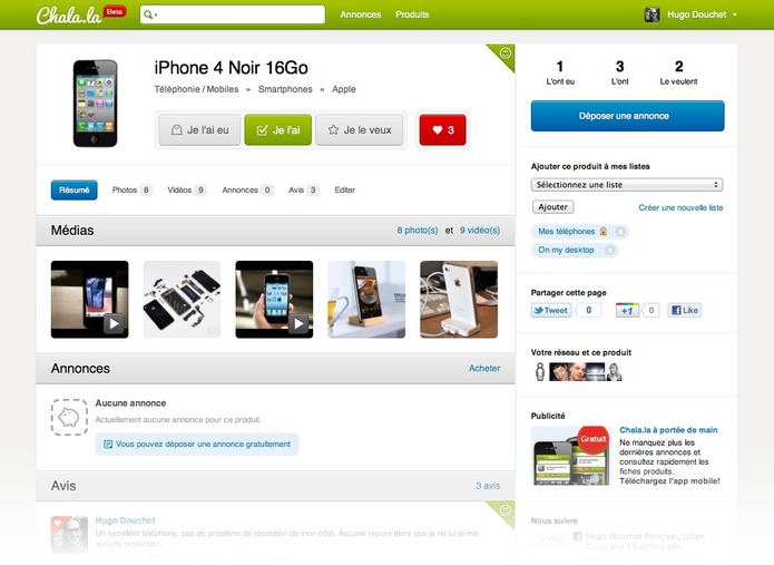 Chala.la - Premier guide d'achat social ( 100 invitations ) Chala.la - Premier guide d'achat social ( 100 invitations )