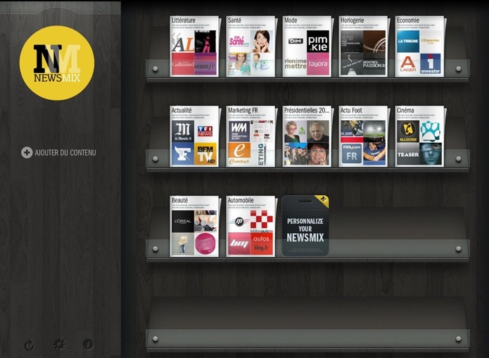 NewsMix - Une alternative à Flipboard intéressante NewsMix - Une alternative à Flipboard intéressante