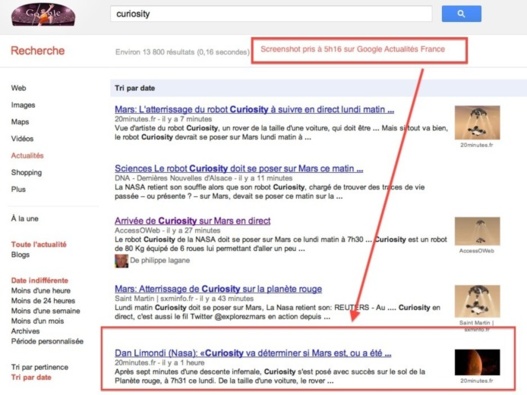Comment être N°1 sur Google Actualités? Etre le premier à publier Comment être N°1 sur Google Actualités? Etre le premier à publier