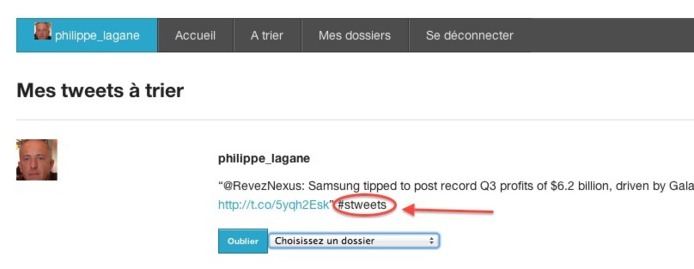 SavingTweets - Sauvegarde et classement des tweets SavingTweets - Sauvegarde et classement des tweets