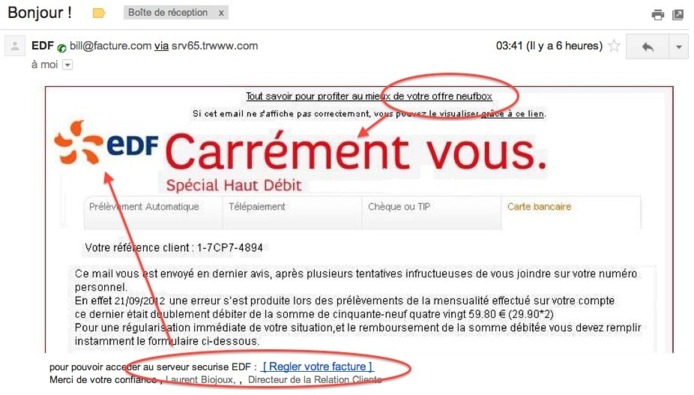 Quand les arnaqueurs deviennent débiles... Quand les arnaqueurs deviennent débiles...