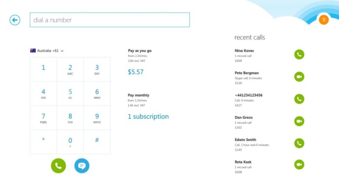 Microsoft lève le voile sur l'application Skype pour Windows 8 Microsoft lève le voile sur l'application Skype pour Windows 8