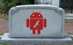 Flash pour Android c'est terminé