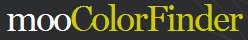 mooColorFinder - un moyen simple de connaitre les couleurs utilisées dans un site web