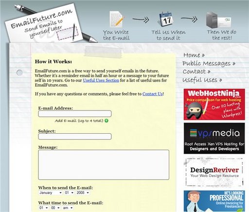 EmailFuture - Programmez un envoi de mail dans le futur