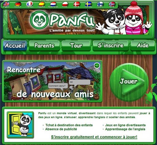Panfu - un monde virtuel pour les enfants