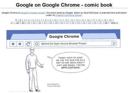 Google Chrome - la BD complète en 38 pages