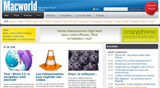 [coup de pub] MacWorld a maintenant son site français