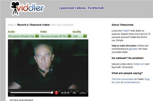 Après Seesmic et 12seconds, voici Viddler et le video blogging en 15 secondes