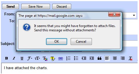Google met en place un détecteur de fichier joint sur Gmail