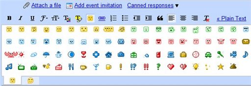 Gmail et les Smileys