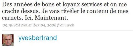 Yves Bertrand sur Twitter - Info, intox ou guerre des nerfs version 2.0 ?