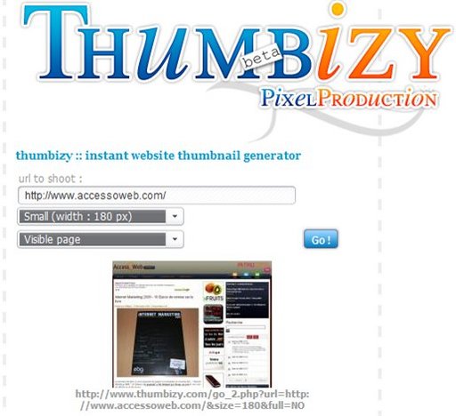 Thumbizi - générateur de thumbnails
