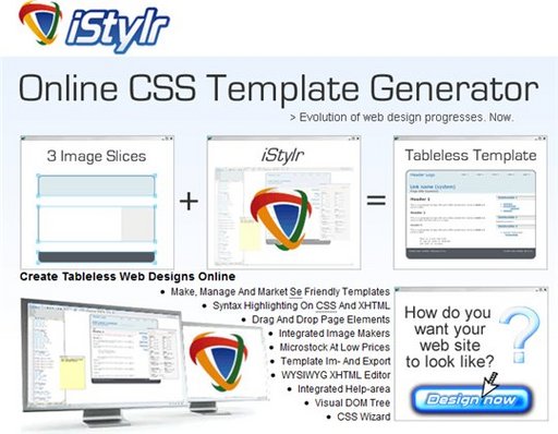 iStylr - générateur de templates CSS en ligne