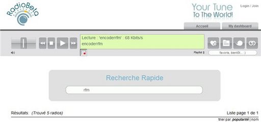 RadioBeta - un moyen simple d'écouter les radios du monde sur le Web