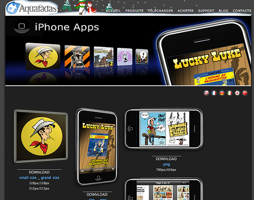Lucky Luke sur l'iPhone - Le dernier album sur l'iPhone