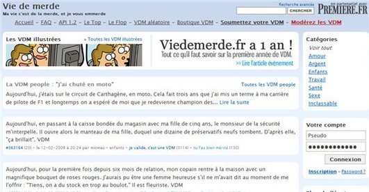 VDM - 1 an, 1 livre, 1 site US et pleins d'idées en tête