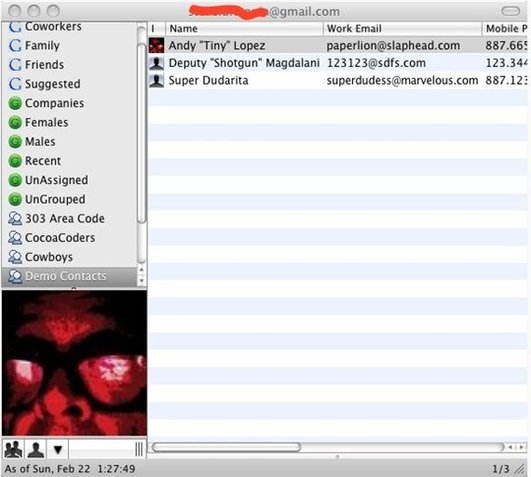 [info] Googaby - Gestion de contacts Gmail sur MAC