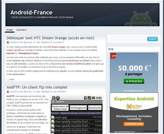 [coup de pouce] Android-France - Le blog des passionnés et développeurs