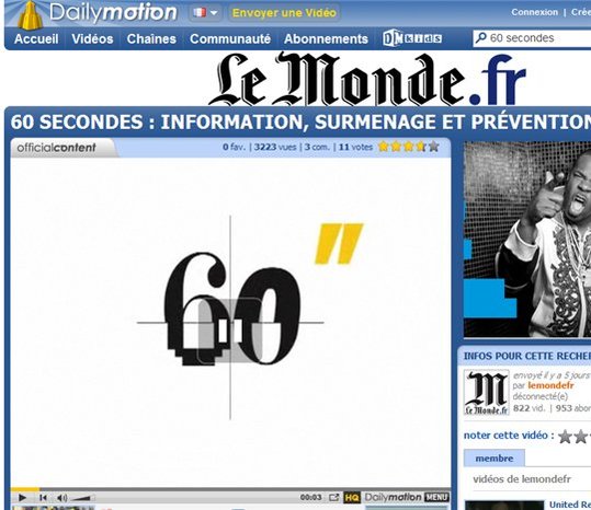 Dailymotion et Le Monde s'unissent pour proposer une offre commune de sponsoring publicitaire