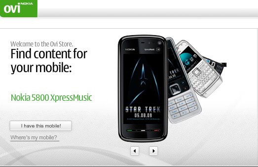 OVI Store Nokia - des milliers d'applications à télécharger