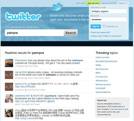 Twitter - AFP du Web