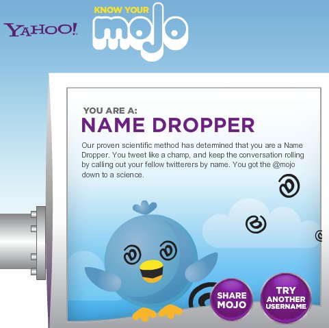 Yahoo Mojo - Quel type d'utilisateur êtes vous sur Twitter ?