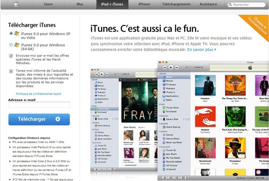 Télécharger iTunes9