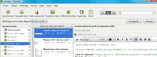 Evernote en français en version Beta