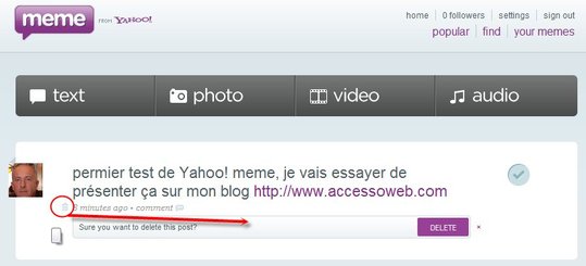 Yahoo! Meme - Un Twitter Like en 2000 caractères