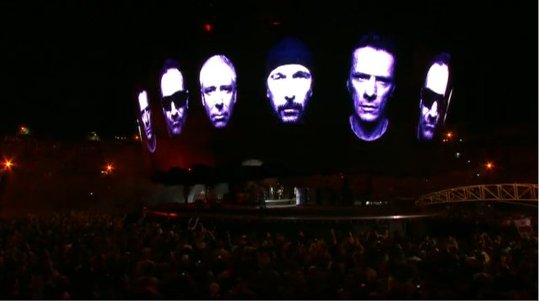 Concert de U2 en Live - Merci Youtube