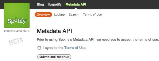 Spotify libère son API