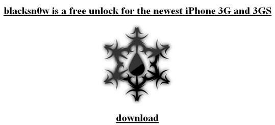 Blacksn0w est disponible - Desimlock iPhone 3G et 3GS par Geohot