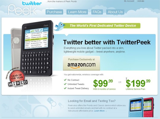 TwitterPeek - The Tweet Machine