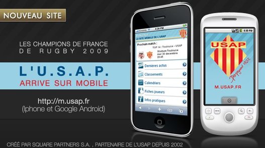 L'USAP arrive sur iPhone et Android