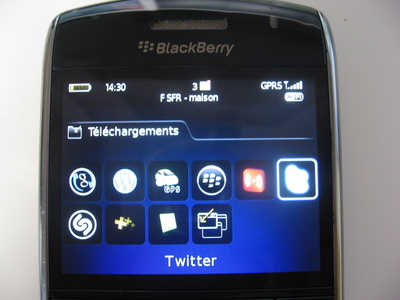 Présentation du client officiel Twitter Blackberry