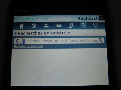 Présentation du client officiel Twitter Blackberry