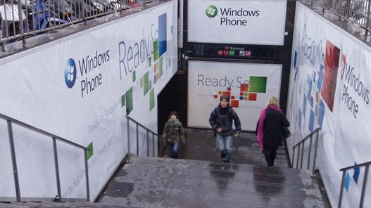 Le Windows Phone 7 Series a envahi le métro de Barcelone