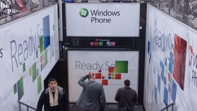 Le Windows Phone 7 Series a envahi le métro de Barcelone