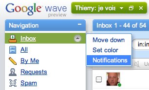 Google Wave - Notifications par email