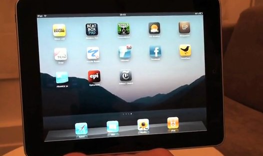 Test vidéo de l'iPad en français