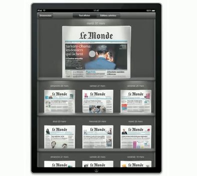 iPad, WePad, ExoPC, HP Slate - Quel avenir pour le journal papier ?