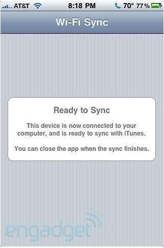 Wifi Sync pour iPhone - pas sur l'App Store mais sur Cydia